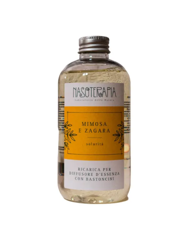 NASOTERAPIA RICARICA DIFFUSORE BASTONCINI MIMOSA E ZAGARA