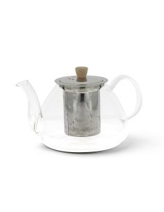 NEAVITA TEIERA VETRO CON FILTRO ACCIAIO 900ML