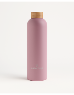 WATERDROP BOTTIGLIA ACCIAIO PASTEL PINK