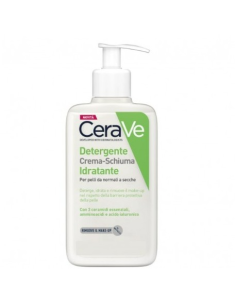 CERAVE DETERGENTE CREMA SCHIUMA STRUCCANTE E IDRATANTE 473ML