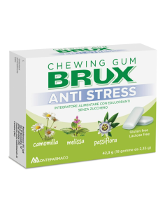 BRUX ANTISTRESS CHEWING GUM 18 GOMME