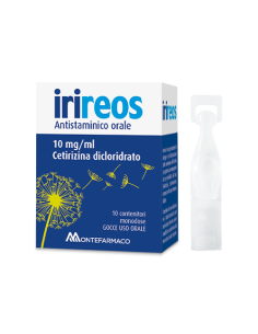 IRIREOS ANTISTAMINICO GOCCE 10 FLACONI 10MG/1ML