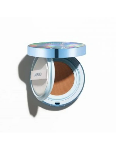 MIAMO SECOND SKIN MESH CUSHION FONDOTINTA NATURAL GLOW BRONZE SPF 50 PA++