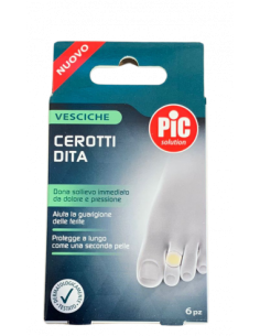 PIC CEROTTI VESCICHE18X61MM DITA 6PZ