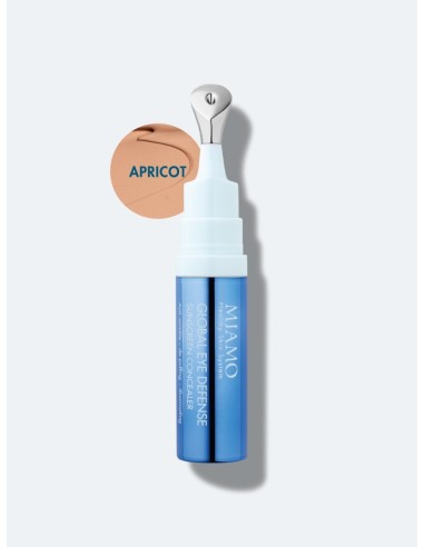 MIAMO SKIN COLOR CARE GLOBAL EYE DEFENCE PEPTIDE CONCEALER APRICOT SPF30