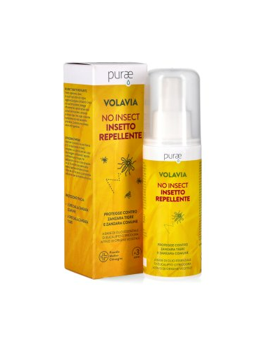 PURAE NO INSECT INSETTOREPELLENTE ECO SPRAY VOLAVIA 100ML