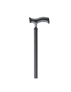 BRIO BASTONE ALLUMINIO ANODIZZATO PUNTALE GOMMA NERO