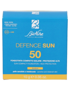 BIONIKE DEFENCE SUN SPF50 FONDOTINTA COMPATTO AMBRA 10 G