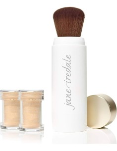 JANE IREDALE POWDER-ME SPF30 REFILLABLE BRUSH + 2 REFILL GOLDEN 5G