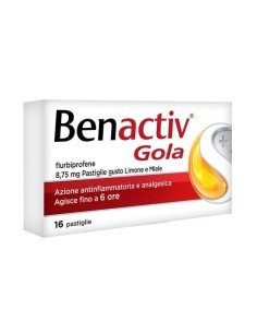 BENACTIV GOLA 16 PASTIGLIE LIMONE E MIELE
