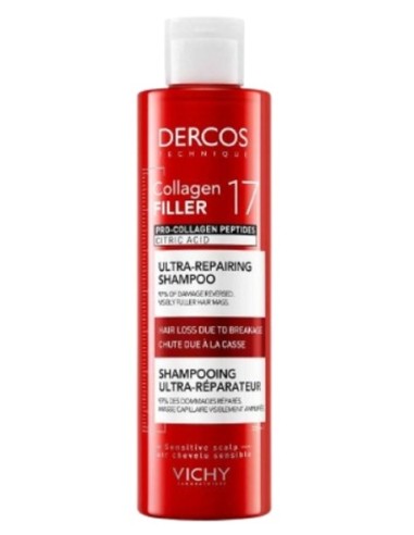 DERCOS TECHNIQUE COLLAGEN REPAIR SHAMPOO 200ML